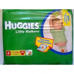 Подгузники-трусики, Huggies (Хаггис) 17-23 кг р. xl 30 шт литл волкерс