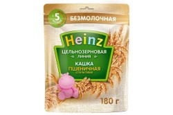 Каша безмолочная Heinz цельнозерновая рисовая кашка с 4 мес 180 г