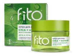 Крем для лица Fito Evolution день и ночь восстанавливающий цика + ниацинамид 50 мл