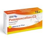 Ривароксабан-СЗ, таблетки покрытые оболочкой пленочной 15 мг 60 шт