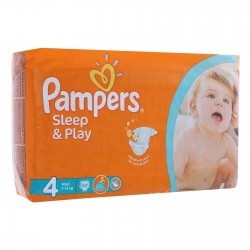 Подгузники 50 шт. Pampers Слип энд Плэй макси с ромашкой 8-14 кг р. 4