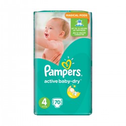 Подгузники 70 шт. Pampers актив беби драй макси 8-14 кг