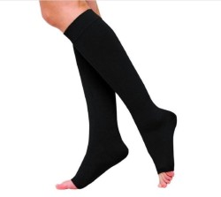 Чулки компрессионные кругловязаные до колена 3 класс компрессии с открытым мыском пара р. 3