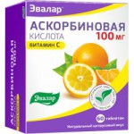 Аскорбиновая кислота, таблетки 100 мг 60 шт