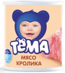 Пюре Тёма кролик с 6 мес 100 г