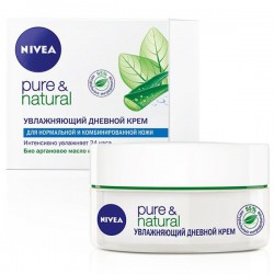 Крем для лица Nivea визаж пюэ энд нейчерал дневной увлажняющий для нормальной и комбинированной кожи 50 мл