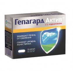 Гепагард актив 30 шт. капс. 0.36 г
