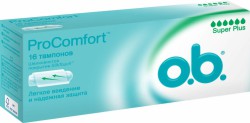 Тампоны o.b. прокомфорт супер плюс 16 шт.