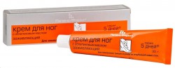 Крем для ног 5 дней заживляющий с маслом облепихи 30/35 г