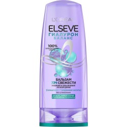 Бальзам Elseve Гиалурон баланс для жирных у корней и обезвоженных на кончиках волос 72 ч свежести (салициловая и гиалуроновая кислоты) 400 мл