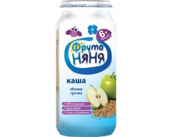 Пюре Фрутоняня каша безмолочная гречневая с яблоком с 6 мес 250 г