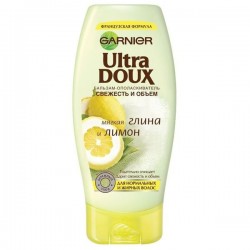 Бальзам Garnier Ультра Дукс Свежесть и объем Глина и лимон для жирных волос 200 мл