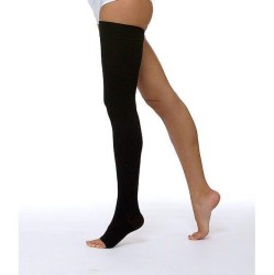 Чулок компрессионный кругловязаный до бедра 2 класс компрессии с открытым мыском р. 4