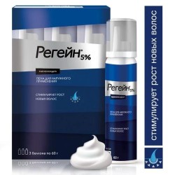 Регейн пена д/наружн. прим. 5% 60 г 3 шт.