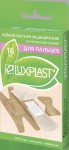 Лейкопластырь, Luxplast (Люкспласт) 16 шт для пальцев на нетканой основе ассорти телесный