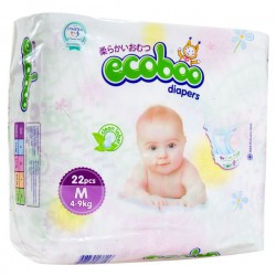 Подгузники 22 шт. Ecoboo 4-9 кг р.  M