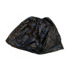 Бахилы одноразовые, 2.5 г 1 шт 10 мкм нестерильные полиэтиленовые пара черные