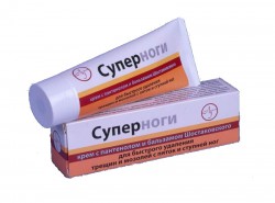 Крем для ног Супер ноги бальзам Шостаковского пантенол 75 г