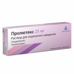 Пролютекс, раствор для подкожного введения 25 мг 1.112 мл 7 шт флаконы