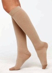 Чулки компрессионные кругловязаные до колена 3 класс компрессии с закрытым мыском пара р. 1