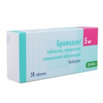 Бравадин, таблетки покрытые пленочной оболочкой 5 мг 28 шт