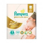 Подгузники, Pampers (Памперс) 2-5 кг р. 1 22 шт премиум ньюборн